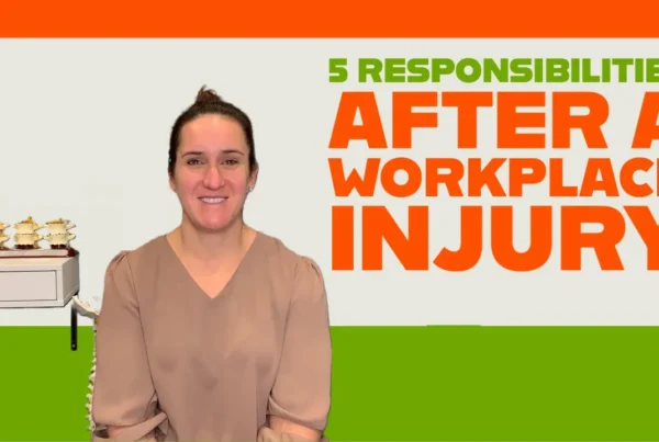 Your Responsibilities After A Workplace Injury Chiropractor in Sun Prairie, WI
