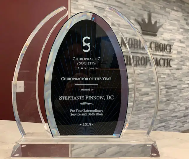 Chiropractor Award 1 Sun Prairie WI